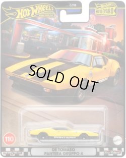 画像1: 2024 HW BOULEVARD 【デ・トマソ パンテーラ グルッポ4】YELLOW/RR(2024年11月上旬入荷予定）