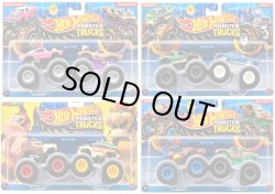 画像1: 【仮予約】PRE-ORDER - 2025 HW MONSTER TRUCKS! 【2パック - Rアソート4種セット】(2024年12月中旬入荷予定）