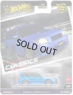 画像1: 2024 HW CAR CULTURE "モダン・クラシックス" 【スバル フォレスター STi】BLUE/RR