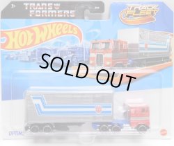 画像1: 【US版】2024 TRACK FLEET 【"TRANSFORMERS" OPTIMUS PRIME】RED-GRAY/DD8