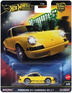 画像1: 2025 HW CAR CULTURE "ハンマードロップ" 【ポルシェ911 カレラ RS2.7】YELLOW/RR