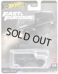 2025 HW FAST & FURIOUS (ワイルド・スピード) 【ランドローバー ディフェンダー110】BLACK/RR(2025年2月下旬入荷予定）