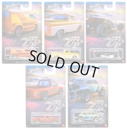 画像1: 【仮予約】PRE-ORDER - 2025 HW オートモーティブ【SURF'S UP 5種セット】カスタム '77 ダッジバン/カスタム '62 シェビー ピックアップ/サーフクレート/フォルクスワーゲン キャディ/フォルクスワーゲン バハバグ(2025年5月上旬入荷予定）