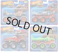 【仮予約】PRE-ORDER - 2025 HW MONSTER TRUCKS! 【モンスタートラック トランスポーター Fアソート (4個入り）】(2025年5月下旬入荷予定）