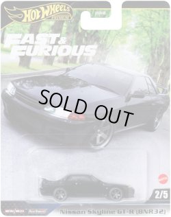 画像1: 【仮予約】PRE-ORDER - 2025 HW FAST & FURIOUS (ワイルド・スピード) 【日産 スカイライン GT-R (BNR32)】BLACK/RR(2025年6月上旬入荷予定）