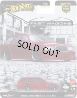 画像1: 【仮予約】PRE-ORDER - 2025 HW CAR CULTURE "ファスト・ワゴン" 【メルセデス・ベンツ E 36 AMG】DK.RED/RR (2025年6月下旬(2)入荷予定）