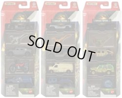 画像1: 【仮予約】PRE-ORDER - 2025 MATCHBOX【 ジュラシック・ワールド  5パック3種セット】恐竜捕獲チーム/ラピッド ゲッタウェイ　ユニット/アドベンチャー シーカーズ(2025年6月下旬(2)入荷予定）