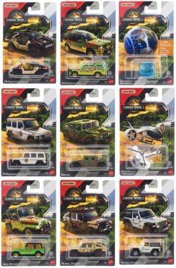 画像1: 【仮予約】PRE-ORDER - 2025 MATCHBOX【 ジュラシック・ワールド  ベーシックカー "A"アソート 24個入り】(2025年6月下旬(2)入荷予定）