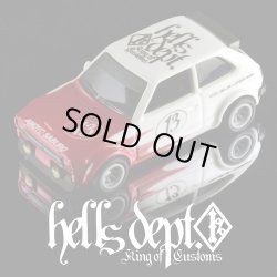 画像1: HELLS DEPT 2025 - DOUBLE LOSER[S] 【Scallop Honda Civic(カスタム完成品）】WHITE-RED/RR （送料サービス適用外）