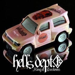 画像1: HELLS DEPT 2025 - DOUBLE LOSER[S] 【Franken Mitsubishi Pajero (カスタム完成品）】PINK/RR （送料サービス適用外）