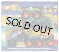 【仮予約】PRE-ORDER - 2025 HW MONSTER TRUCKS! 【シャーク vs. ダイノ コレクションセット】(2025年7月中旬入荷予定）