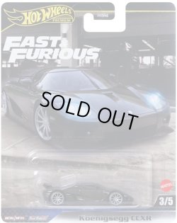 画像1: 【仮予約】PRE-ORDER - 2025 HW FAST & FURIOUS (ワイルド・スピード) 【ケーニグセグ CCXR】BLACK/RR(2025年8月下旬入荷予定）