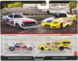 画像1: 【仮予約】PRE-ORDER - 2025 HW CAR CULTURE "PREMIUM 2PACK" 【'72 プリマス クーダ FC /ロブ・ン・ピンクス】WHITE/YELLOW/RR(2025年8月下旬入荷予定）(ショートした場合は先着順となります）