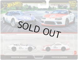 画像1: 【仮予約】PRE-ORDER - 2025 HW CAR CULTURE "PREMIUM 2PACK" 【トヨタ 2000GT / トヨタ スープラ】WHITE/WHITE/RR(2025年8月下旬入荷予定）(ショートした場合は先着順となります）