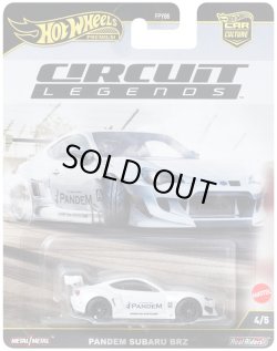 画像1: 【仮予約】PRE-ORDER - 2025 HW CAR CULTURE "サーキット レジェンズ" 【パンデム スバル BRZ】WHITE/RR(2025年8月末入荷予定）