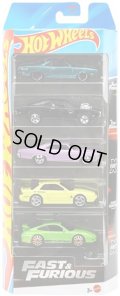 【仮予約】PRE-ORDER - 2025 5PACK 【"FAST & FURIOUS" ワイルド・スピード 5パック(国内流通版）】'68 Plymouth Barracuda Formula S/'70 Dodge Charger R/T/1966 Chevy Impala/Nissan Silvia (S13)/Porsche 911 GT3 RS(2025年9月中旬入荷予定）