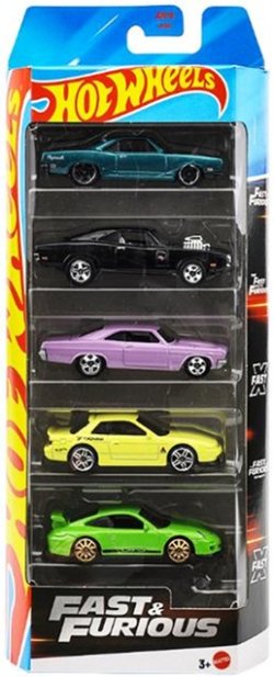 画像1: 【仮予約】PRE-ORDER - 2025 5PACK 【"FAST & FURIOUS" ワイルド・スピード 5パック(国内流通版）】'68 Plymouth Barracuda Formula S/'70 Dodge Charger R/T/1966 Chevy Impala/Nissan Silvia (S13)/Porsche 911 GT3 RS(2025年9月中旬入荷予定）