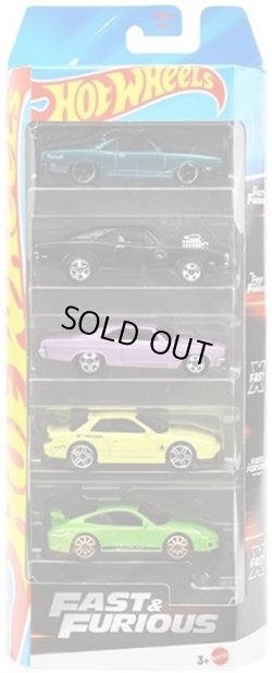画像1: 【仮予約】PRE-ORDER - 2025 5PACK 【"FAST & FURIOUS" ワイルド・スピード 5パック(国内流通版）】'68 Plymouth Barracuda Formula S/'70 Dodge Charger R/T/1966 Chevy Impala/Nissan Silvia (S13)/Porsche 911 GT3 RS(2025年9月中旬入荷予定）
