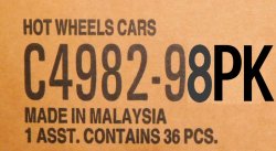 画像1: 【仮予約】PRE-ORDER 【HOT WHEELS ベーシック　2025 "K"アソート 36台入り (国内流通版)】 (お取り置き不可）(2025年10月初旬入荷予定）