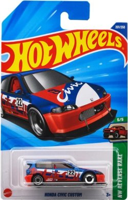 画像1: 【仮予約】PRE-ORDER - 【ホンダ シビック カスタム (国内流通版/裏面日本語)】BLUE-RED(2025年10月初旬入荷予定）