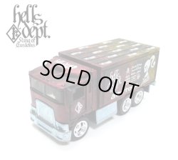 画像1: HELLS DEPT 2025 - カツヌマ製作所 【HIWAY HAULER(カスタム完成品）】BLACK-RED-YELLOW/RR （送料サービス適用外）