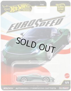 画像1: 【仮予約】PRE-ORDER - 2025 HW CAR CULTURE "ユーロスピード" 【アウトモビリ・ピニンファリーナ・バッティスタ】DK.GREEN/RR(2025年10月中旬入荷予定）