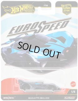 画像1: 【仮予約】PRE-ORDER - 2025 HW CAR CULTURE "ユーロスピード" 【ブガッティ ボリード】BLACK-BLUE/RR(2025年10月中旬入荷予定）