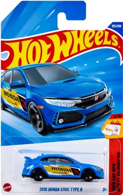 画像1: 【仮予約】PRE-ORDER - 【2018 ホンダ シビック タイプR (国内流通版/裏面日本語)】BLUE(2025年10月末入荷予定）