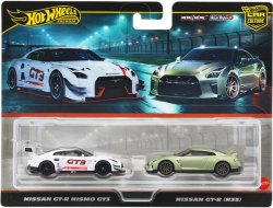 画像1: 【仮予約】PRE-ORDER - 2025 HW CAR CULTURE "PREMIUM 2PACK" 【日産 GT-R ニスモ GT3 / 日産 GT-R (R35)】WHITE/LT.OLIVE/RR(2025年11月上旬入荷予定）