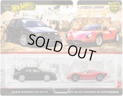 画像1: 【仮予約】PRE-ORDER - 2025 HW CAR CULTURE "PREMIUM 2PACK" 【アルファロメオ 155 V6 TI / '69 アルファロメオ 33 ストラダーレ】BLACK/RED/RR(2025年11月上旬入荷予定）