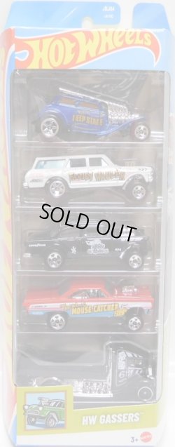 画像1: 【US版】2025 5PACK 【HW GASSERS】Straight Pipes/'64 Nova Wagon Gasser/'55 Chevy Bel Air Gasser/'65 Mercury Comet Cyclone/Fast-Bed Hauler（予約不可）