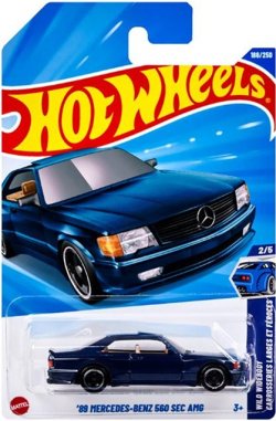 画像1: 【仮予約】PRE-ORDER - 【'89 メルセデス・ベンツ 560 SEC AMG (国内流通版/裏面日本語)】DK.BLUE(2025年12月初旬入荷予定）