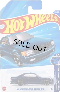 画像1: 【仮予約】PRE-ORDER - 【'89 メルセデス・ベンツ 560 SEC AMG (国内流通版/裏面日本語)】DK.BLUE(2025年12月初旬入荷予定）