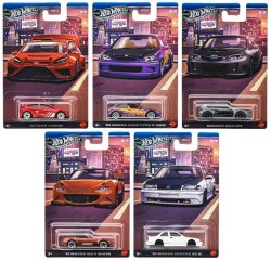 画像1: 【仮予約】PRE-ORDER - 2025 HW オートモーティブ【コンパクト・キングス 5種セット】'12 フォード・フィエスタ/'99 ホンダ・シビック タイプR(EK9)/スバル WRX STI/'15 マツダ MX-5 ミアータ/’91 日産セントラ SE-R(2025年12月上旬入荷予定）