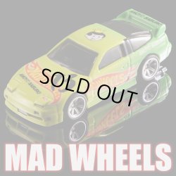 画像1: MAD WHEELS (マッドホイール） 【MAD RACING NISSAN 180SX (カスタム完成品）】LT.GREEN/RR (送料サービス適用外) 