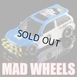 画像1: MAD WHEELS (マッドホイール） 【MAD RACING HONDA CIVIC EF (カスタム完成品）】BLUE-WHITE/RR (送料サービス適用外) 