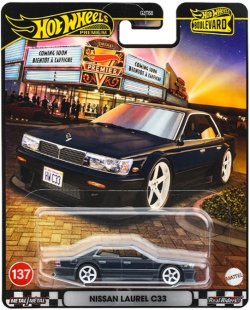 画像1: 【仮予約】PRE-ORDER  - 2025 HW BOULEVARD 【日産 ローレル C33】BLACK/RR (2025年12月中旬入荷予定）