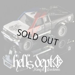 画像1: HELLS DEPT 2025 - DOUBLE LOSER[S] 【NEOBRE DATSUN KING CAB (カスタム完成品）】TORICOLOR-BLACK/RR （送料サービス適用外）