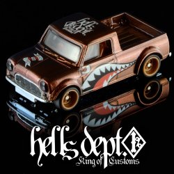 画像1: HELLS DEPT 2025 - DOUBLE LOSER[S] 【SHARKMOUTH MINI PICKUP (カスタム完成品）】COPPER?/RR （送料サービス適用外）