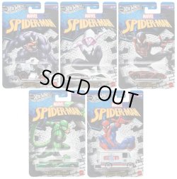 画像1: 【仮予約】PRE-ORDER - 2026【HWエンターテイメントテーマ アソート -  スパイダーマン（5種セット）】クール・ワン/グラウンドFX/ローグ・ホグ/フィッシュド・アンド・チップド/コンバット・メディック(2026年3月上旬入荷予定）