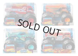 画像1: 【仮予約】PRE-ORDER - 2026 HW MONSTER TRUCKS! 【1/24 ビッグサイズ　Dアソート4種セット】ハウリン 64/ガッタ・ダンプ/メガ・レックス/ファイブ・アラーム (2026年3月中旬入荷予定）(お取り置き不可）