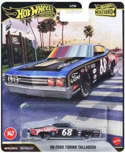 画像1: 【仮予約】PRE-ORDER - 2026 HW BOULEVARD 【'69 フォード トリノ タラデガ】BLACK-BLUE/RR(2026年4月下旬入荷予定)