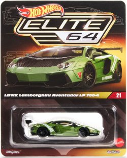 画像1: 2026 RLC EXCLUSIVE  "ELITE 64" 【LBWK LAMBORGHINI AVENTADOR LP 700-4 (パーツ脱着）】MATTE GREEN/RR(予約不可）