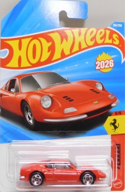 画像1: 【DINO 206 GT】RED (NEW CAST)