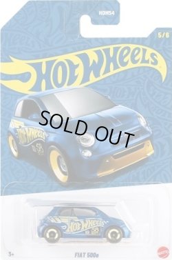 画像1: 【US版】2026 HW 58TH ANNIVERSARY PEARL & CHROME SERIES2【FIAT 500e】BLUE-GOLD (予約不可)