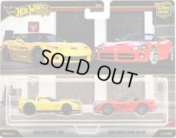 画像1: 【仮予約】PRE-ORDER - 2026 HW CAR CULTURE "PREMIUM 2PACK" 【2012 コルベット Z06/2003 ダッジバイパー SRT-10】YELLOW/RED/RR(2026年8月上旬入荷予定）