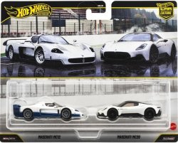 画像1: 【仮予約】PRE-ORDER - 2026 HW CAR CULTURE "PREMIUM 2PACK" 【マセラティ MC12/マセラティ MC20】WHITE/RR(2026年8月上旬入荷予定）