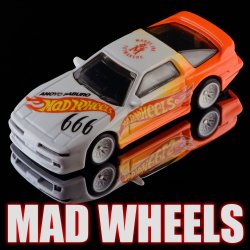 画像1: MAD WHEELS (マッドホイール） 【"MAD WHEELS RACING" TOYOTA SUPRA (カスタム完成品）】ORANGE-WHITE/RR (送料サービス適用外) 