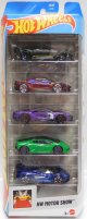 【US版】2025 5PACK 【HW MOTOR SHOW】Aston Martin Vulcan/Ferrari SF90 Stradale/'17 Ford GT/Lamborghini Huracán LP 610-4/Lotus Evija（予約不可）
