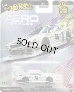 画像1: 【仮予約】PRE-ORDER - 2026 HW CAR CULTURE "エアロスタイルズ" 【LB-街道ワークス 日産 R32 スカイライン GT-R】WHITE/RR(2026年10月中旬入荷予定）